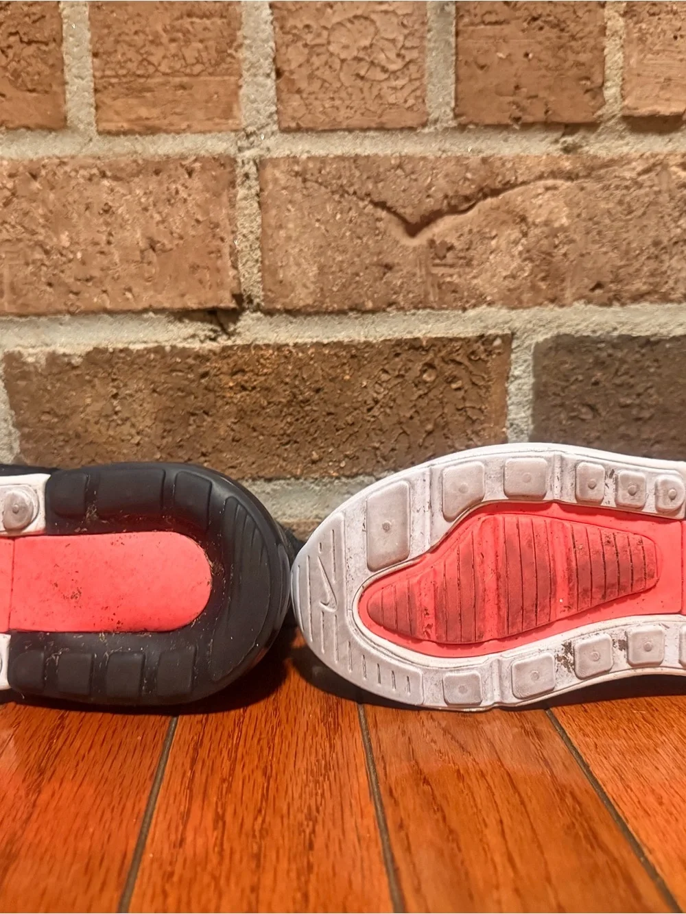 Nike Kids Black and White Air Max 270 Style Sneakers